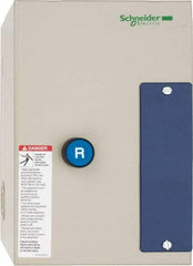 Schneider Electric - 3 Pole, 18 Amp, 120 Coil VAC, Nonreversible Enclosed IEC Motor Starter - 3 Phase Hp: 125 at 460 VAC, 125 at 575 VAC, 50 at 208 VAC, 60 at 230 VAC - Exact Tool & Supply