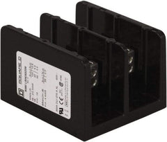 Square D - 2 Poles, 350 (Copper) Amp, Phenolic Power Distribution Block - 600 VAC, 2 Primary Connection - Exact Tool & Supply