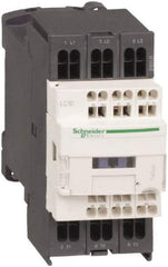 Schneider Electric - 3 Pole, 24 Coil VAC at 50/60 Hz, 18 Amp at 440 VAC and 25 Amp at 440 VAC, Nonreversible IEC Contactor - 1 Phase hp: 1 at 115 VAC, 3 at 230/240 VAC, 3 Phase hp: 10 at 460/480 VAC, 15 at 575/600 VAC, 5 at 200/208 VAC, 5 at 230/240 VAC - Exact Tool & Supply