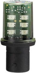 Schneider Electric - Blue, Visible Signal Replacement LED Bulb - For Use with Beacon, Indicator Bank - Exact Tool & Supply