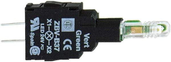 Schneider Electric - White Lens LED Indicating Light - Exact Tool & Supply