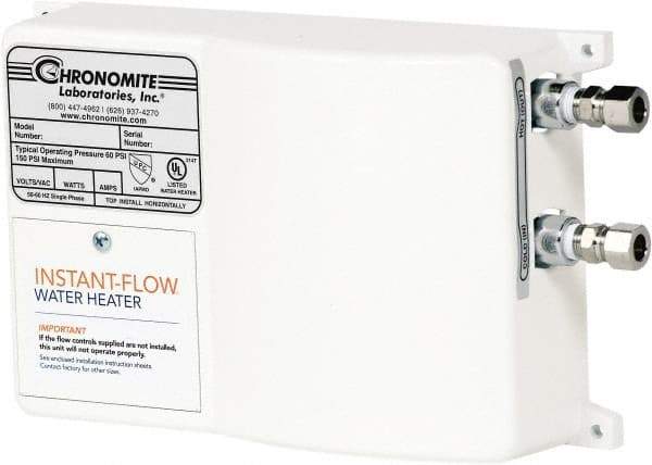 Chronomite - 208 Volt Electric Water Heater - 8.32 KW, 40 Amp, 8 Wire Gauge - Exact Tool & Supply