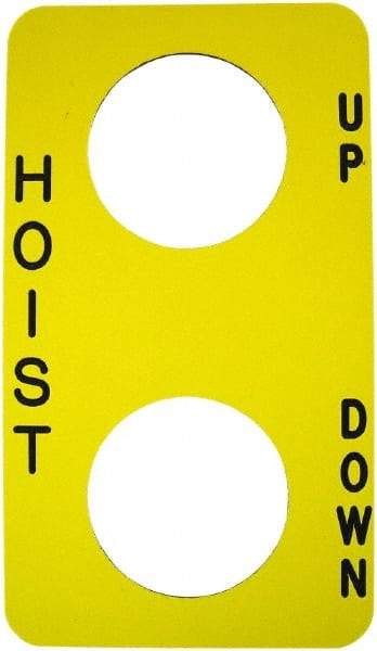 Square D - Legend Plate - Raise-Lower - Exact Tool & Supply