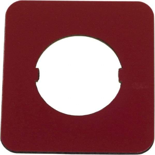 Square D - Legend Plate - 30mm Hole Diameter - Exact Tool & Supply
