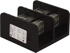 Square D - 2 Poles, 310 (Aluminium), 380 (Copper) Amp, Phenolic Power Distribution Block - 600 VAC, 1 Primary Connection - Exact Tool & Supply