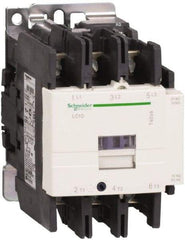 Schneider Electric - 3 Pole, 200 Coil VAC at 50/60 Hz, 80 Amp at 440 VAC, Nonreversible IEC Contactor - Bureau Veritas, CCC, CSA, CSA C22.2 No. 14, DNV, EN/IEC 60947-4-1, EN/IEC 60947-5-1, GL, GOST, LROS, RINA, RoHS Compliant, UL 508, UL Listed - Exact Tool & Supply