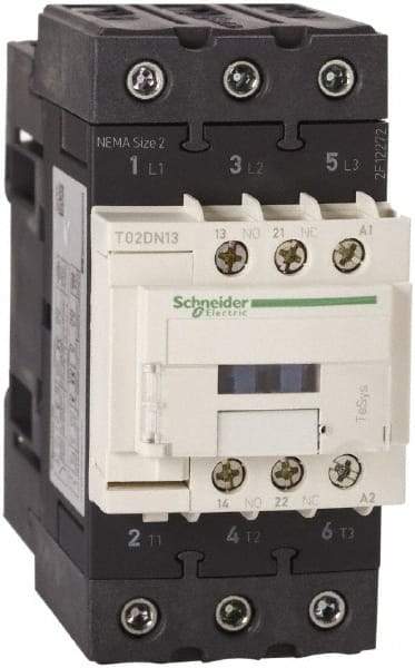 Square D - 3 Pole, 24 Coil VDC, 45 Amp NEMA Contactor - Open Enclosure - Exact Tool & Supply