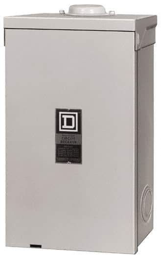 Square D - Circuit Breaker Enclosure - Use with 15-100A FAL/FHL/FCL Circuit Breaker - Exact Tool & Supply