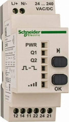 Schneider Electric - Pushbutton Switch Programmable Receiver - Green, Yellow, LED Lamp - Exact Tool & Supply