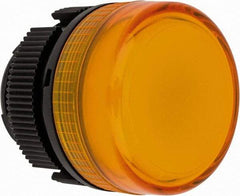 Schneider Electric - Yellow Lens Incandescent Pilot Light - Round Lens, Shock Resistant, Vibration Resistant - Exact Tool & Supply