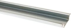 Schneider Electric - 78.8 Inch Long x 2.95 Inch Wide x 0.59 Inch High x Zinc Plated Steel DIN Rail - 2mm Thick - Exact Tool & Supply