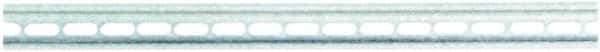 Square D - 48 Inch Long x 0.81 Inch Wide x 0.22 Inch High, Steel Mounting Track - Exact Tool & Supply