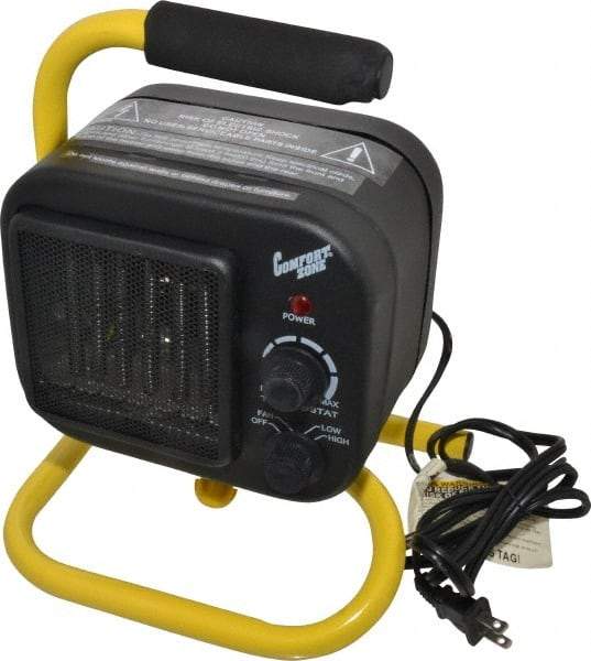 Comfort Zone - Shop Heater - 110 Volts, 6.82/13.64 Amps - Exact Tool & Supply