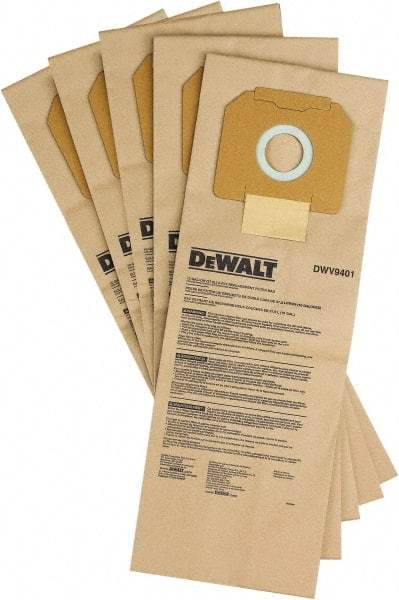 DeWALT - Paper Dust Collection Bag - For DWV010, DWV012 - Exact Tool & Supply