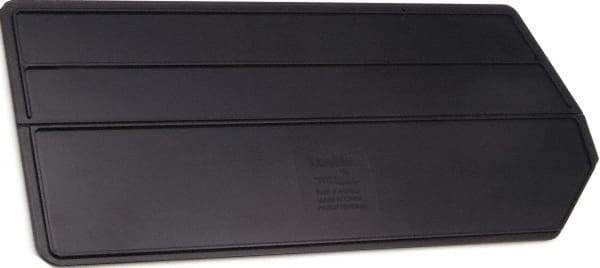 Triton - 4.6" High, Black Bin Divider - Use with LocBin - 3-235 - Exact Tool & Supply