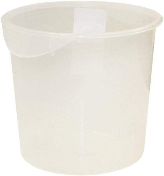 Rubbermaid - Round, Clear Polypropylene Food Storage Container - 11.9" High x 13.1" Wide - Exact Tool & Supply
