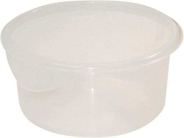 Rubbermaid - Round, Clear Polypropylene & Polycarbonate Food Storage Container - 10.6" High x 10" Wide - Exact Tool & Supply