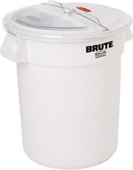 Rubbermaid - 20.9" Wide, Round Polyethylene Lid - Use with FG2620000 - Exact Tool & Supply