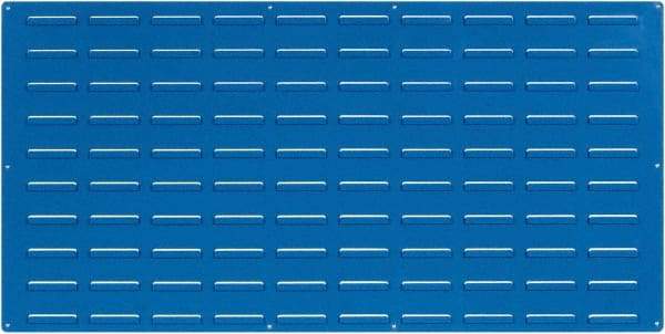 Triton - 48" Wide x 24" High, Blue Louvered Bin Panel - Use with LocBin - Exact Tool & Supply