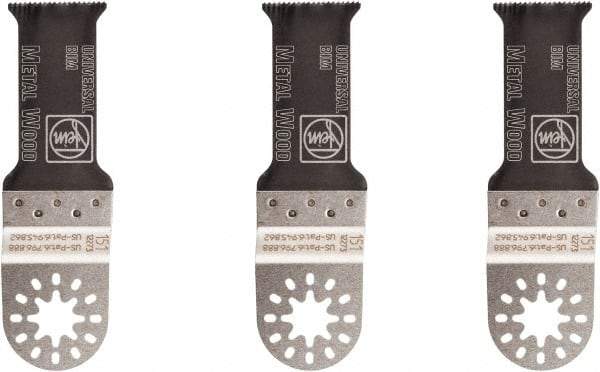 Fein - Rotary & Multi-Tool Multi-Use Saw Blade - 1-1/8" Universal E-Cut Blade, For Fein Multimaster, Wood, Drywall, Plastic Saw Blade - Exact Tool & Supply