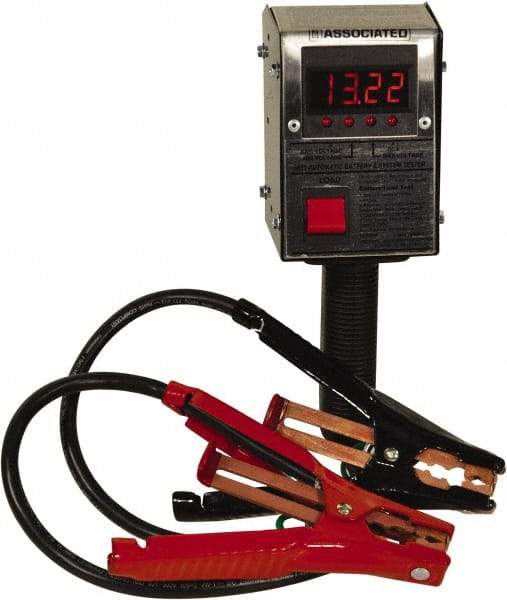 Associated Equipment - 12 Volt Battery Load Tester - 200 to 1,100 CCA Range, 2' Cable - Exact Tool & Supply