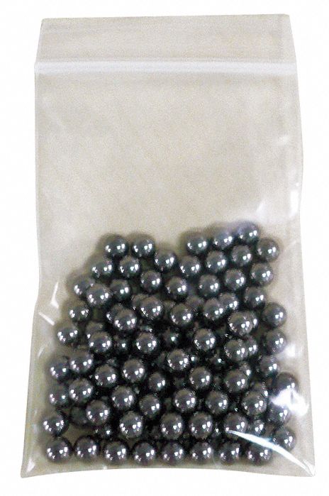 12"L x 9"W Standard Reclosable Poly Bag with Zip Seal Closure, Clear; 2 mil Thickness