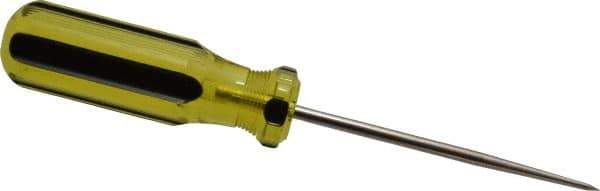 Stanley - 7-3/4" OAL Steel Scratch Awl - Plastic Handle - Exact Tool & Supply