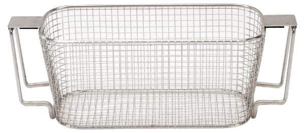 CREST ULTRASONIC - Stainless Steel Parts Washer Basket - Use with Ultrasonic Cleaners - Exact Tool & Supply
