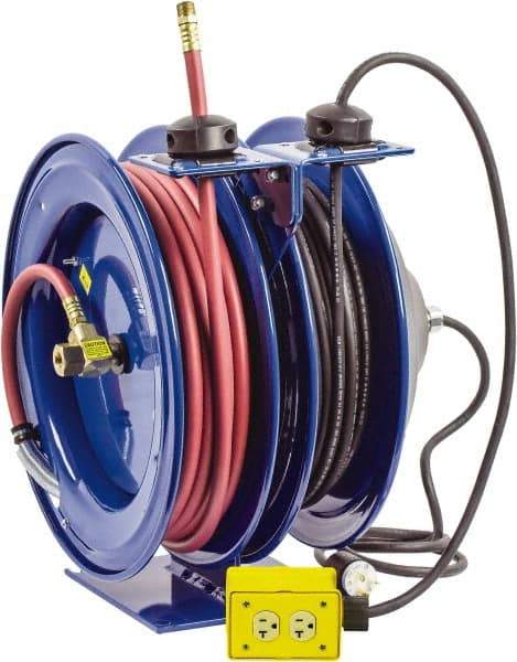 CoxReels - 50' Spring Retractable Hose Reel - 300 psi, Hose Included - Exact Tool & Supply