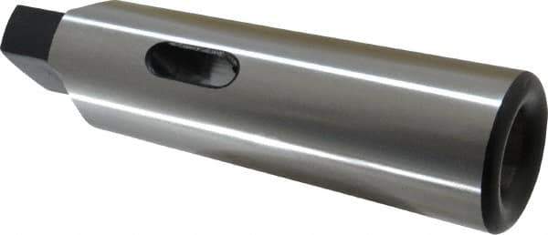 Collis Tool - MT3 Inside Morse Taper, MT5 Outside Morse Taper, Standard Reducing Sleeve - Hardened & Ground Throughout, 1/4" Projection, 6-1/8" OAL - Exact Tool & Supply