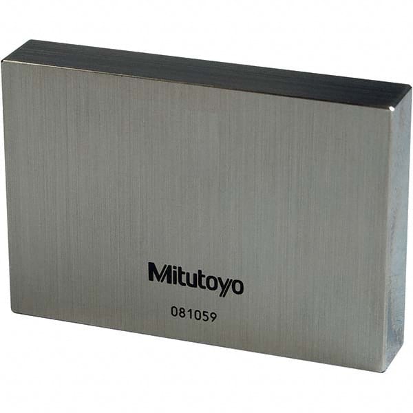 Mitutoyo - 100mm Steel Rectangular Gage Block - Exact Tool & Supply