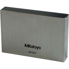 Mitutoyo - 100mm Steel Rectangular Gage Block - Exact Tool & Supply