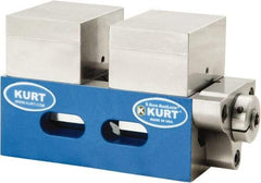 Kurt - 2-1/2" Jaw Width, 4-9/16" High x 5" Long x 2-1/2" Wide Vise - For Use with 5 Axis Workholding Systems - Exact Tool & Supply