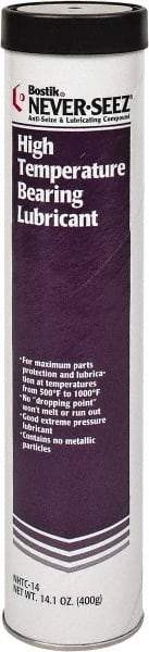 Bostik - 14 oz Cartridge Graphite High Temperature Grease - Black, High Temperature, 1000°F Max Temp, NLGIG 1/2, - Exact Tool & Supply