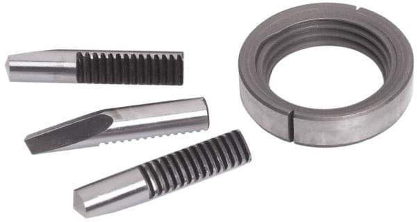 Accupro - Drill Chuck Jaw and Nut Unit - For Use with 3/4 Heavy Duty Drill Chucks - Exact Tool & Supply