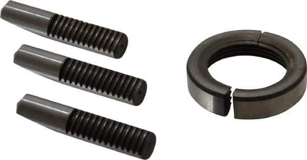 Accupro - Drill Chuck Jaw and Nut Unit - For Use with 1/2 Ball Bearing Drill Chucks - Exact Tool & Supply