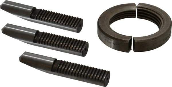 Accupro - Drill Chuck Jaw and Nut Unit - For Use with 3/4 Ball Bearing Drill Chucks - Exact Tool & Supply