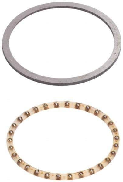 Accupro - Drill Chuck Thrust Race and Balls - For Use with 1 Ball Bearing Drill Chucks - Exact Tool & Supply