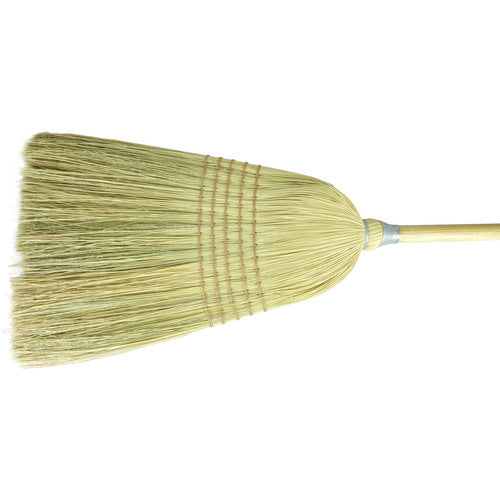 Janitorial Upright Broom, Corn and Fiber Fill, 57″ Overall Length - Exact Tool & Supply
