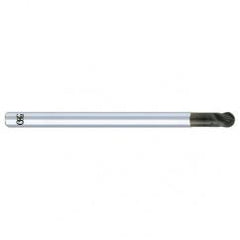 1/4" Dia. - 4" OAL - Carbide - Ball End HP End Mill-4 FL - Exact Tool & Supply