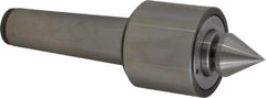 Riten - MT5 Taper Shank, 3-1/16" Head Diam Live Center - 5,500 Max RPM, 2-25/32" Head Length, 1-9/16" Point Diam, 1/4" Point Len, 1,400 Lb Max Workpc, 2-7/16" OAL, Male Point - Exact Tool & Supply