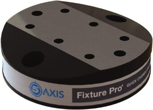 Jergens - 130mm Long x 130mm Wide x 35mm High Steel Fixture Plate - 35mm Plate Thickness - Exact Tool & Supply