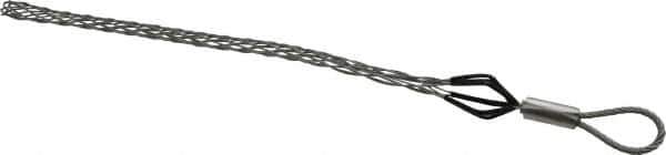 Woodhead Electrical - Flexible Eye, Closed Mesh, Steel Wire Pulling Grip - 10" Mesh, 3/4 to 0.99" Cable Diam - Exact Tool & Supply