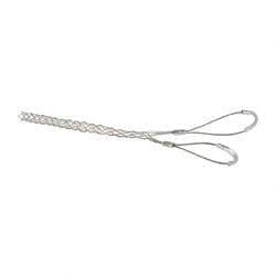 Woodhead Electrical - Double Eye, Closed Mesh, Bronze Wire Pulling Grip - 11" Mesh, 1/2 to 0.61" Cable Diam - Exact Tool & Supply