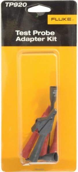 Fluke - Black/Red Electrical Test Equipment Probe Set - Use with TL71, TL75 Test Probes - Exact Tool & Supply
