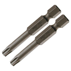 Security Torx Power Bit T15s × 50mm (2 Bit Pack) - Exact Tool & Supply
