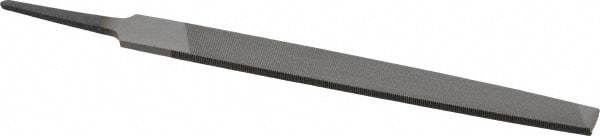 Value Collection - 6" Long, Second Cut, Mill American-Pattern File - Single Cut, 7/64" Overall Thickness, Tang - Exact Tool & Supply