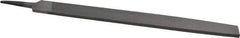 Value Collection - 12" Long, Bastard Cut, Mill American-Pattern File - Single Cut, 7/32" Overall Thickness, Tang - Exact Tool & Supply