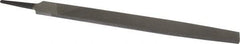 Value Collection - 12" Long, Second Cut, Flat American-Pattern File - Double Cut, 9/32" Overall Thickness, Tang - Exact Tool & Supply