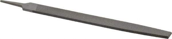 Value Collection - 14" Long, Bastard Cut, Flat American-Pattern File - Double Cut, 5/16" Overall Thickness, Tang - Exact Tool & Supply
